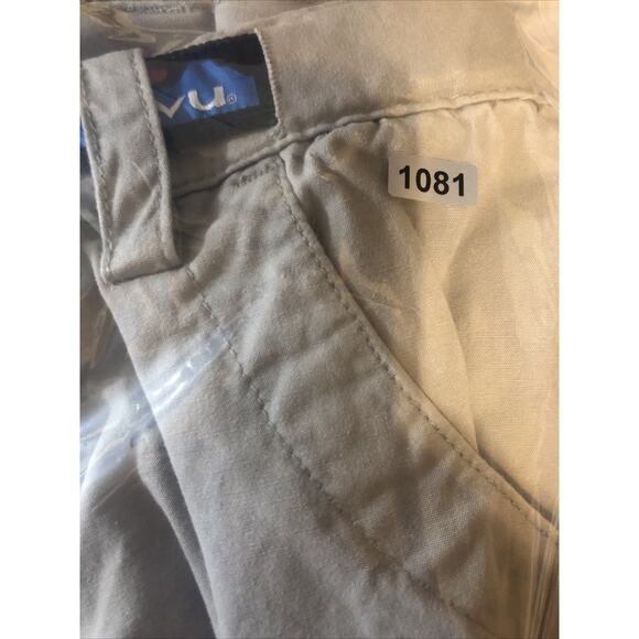 KAVU Stand Up Belted Belt Hiking Fishing Tan Shorts Mens XXL Fits 40x8 Canvas - Picture 11 of 11